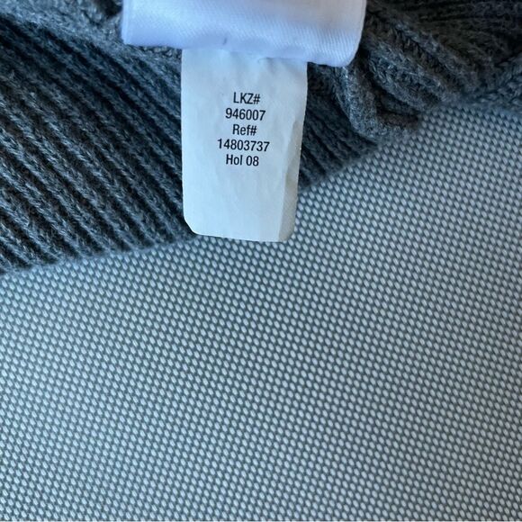 Eddie Bauer Gray Knit Crewneck Heavyweight Cotton Sweater Men’s Size XXL - Picture 7 of 9